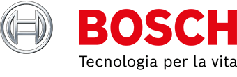 Logo Bosch con la scritta rossa