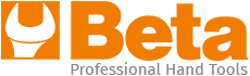 Logo Beta Tools: chiave inglese arancione all'interno di un quadrato arancione, testo