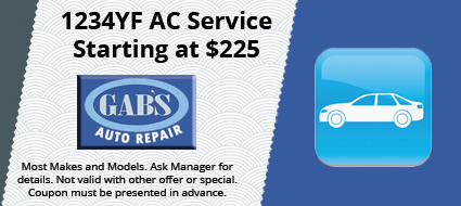 A coupon for gab 's auto repair starting at $ 225