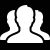 A group of people standing next to each other on a black background.