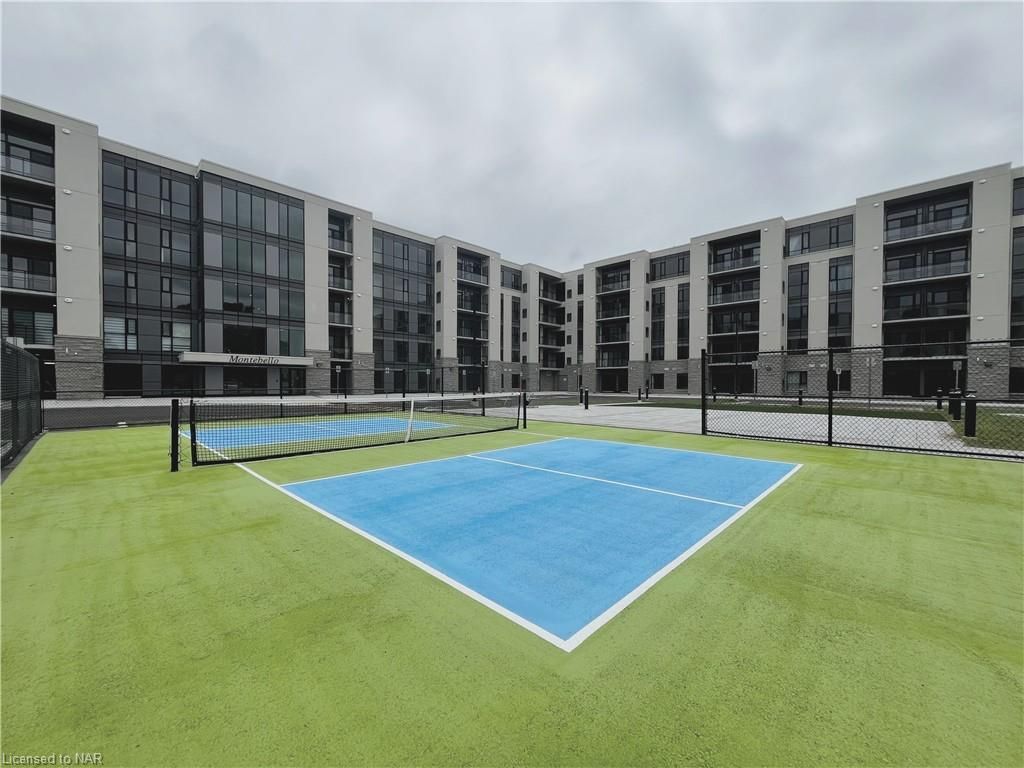 The main floor condo offers easy access and features two bedrooms plus a den.