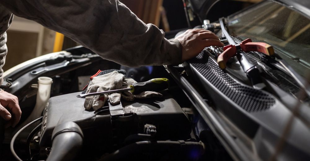 Hands Of Car Mechanic — East Coast Mechanic in Nambucca Heads, NSW