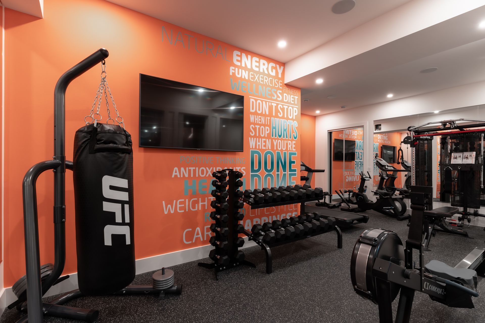 interior of a gym