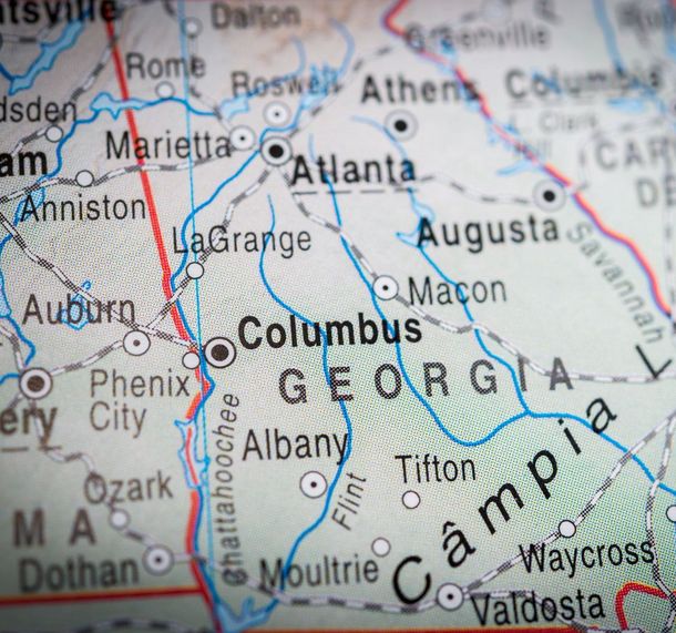 map of Georgia