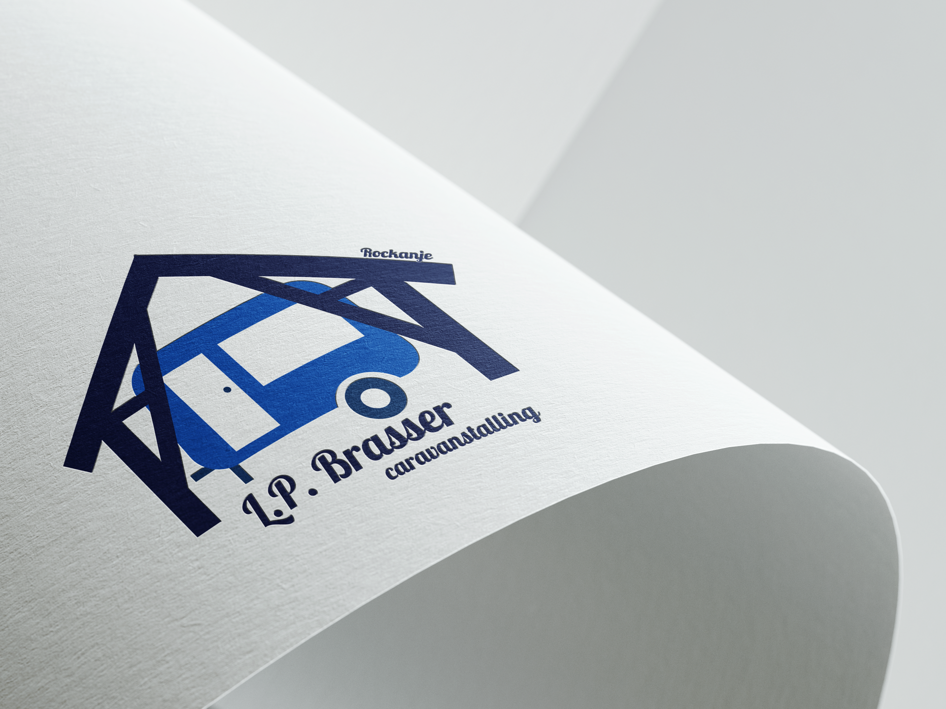 Logo-ontwerp L.P. Brasser Caravanstalling
