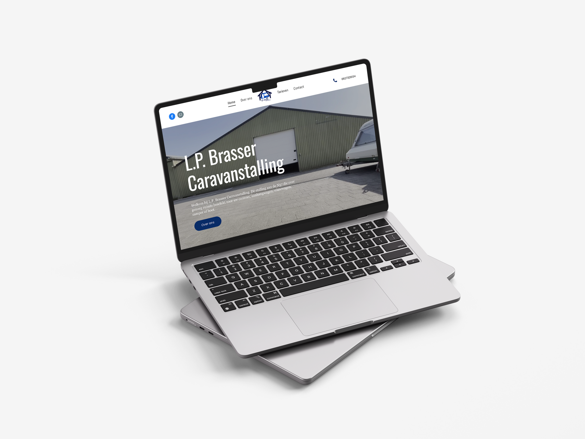 Websiteontwerp L.P. Brasser Caravanstalling
