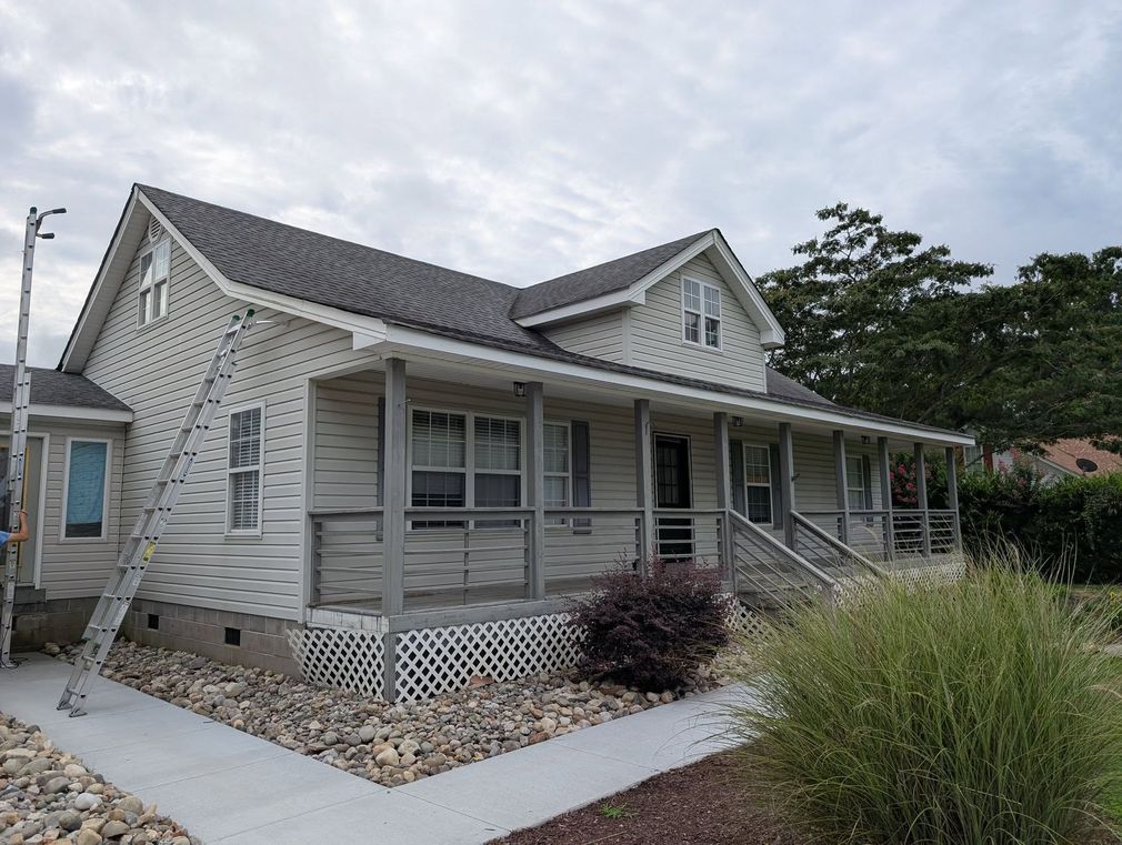 Exterior home improvement project by DJC Exteriors in Chesapeake VA