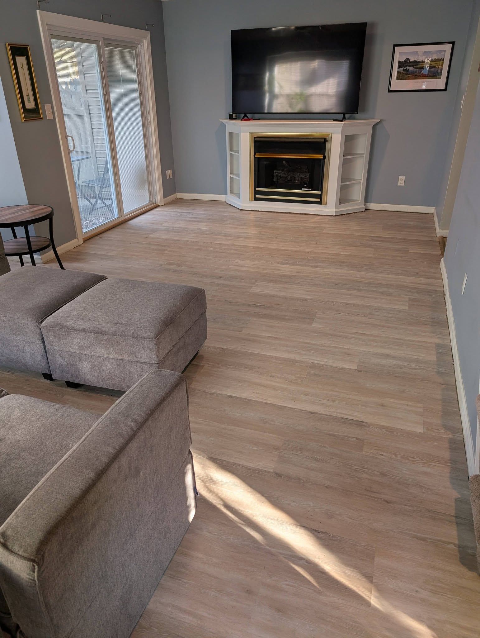 Flooring installation in a Chesapeake VA home by DJC Exteriors