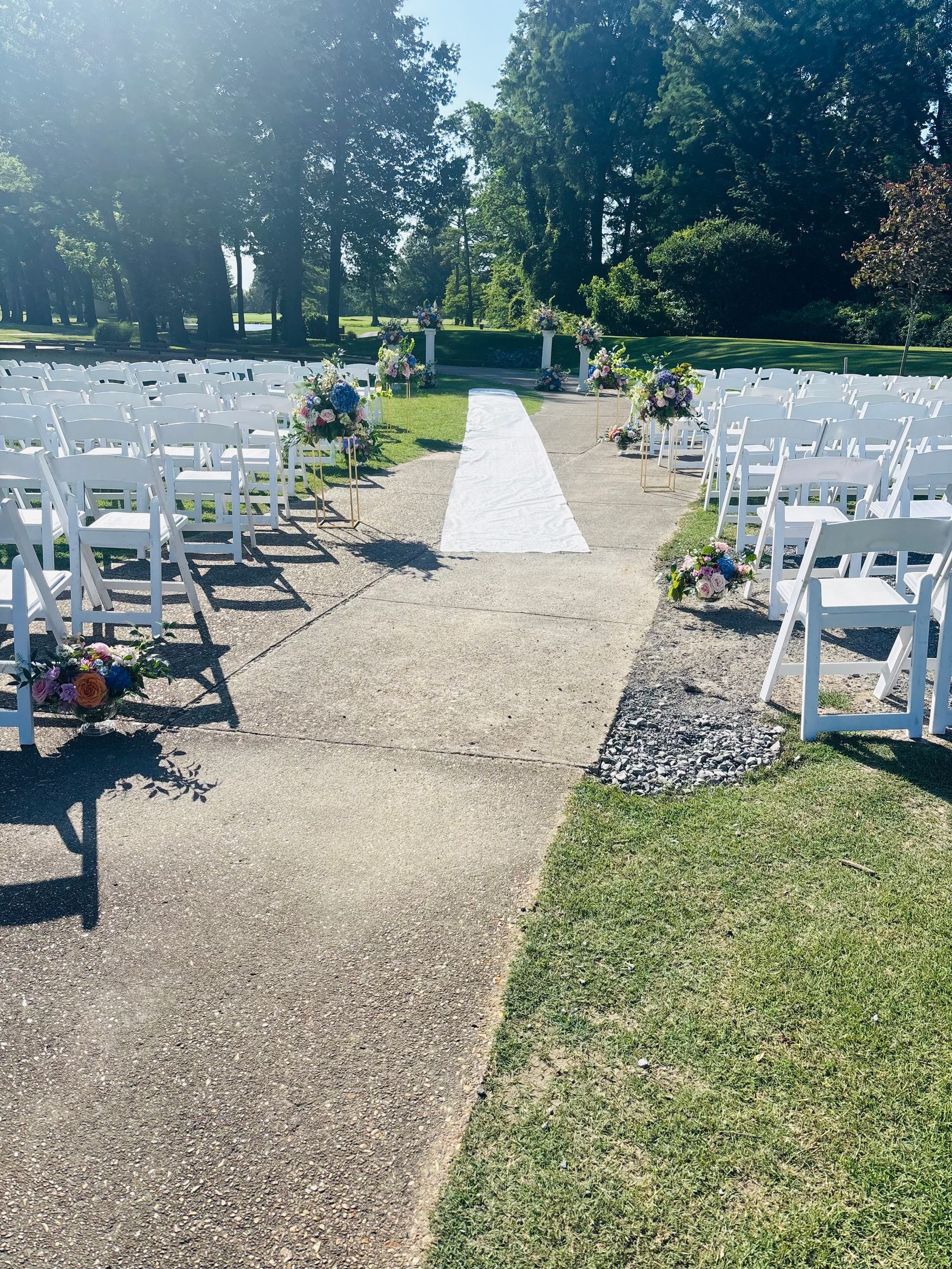 outdoor wedding ceremony