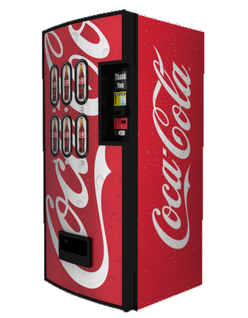 coca cola vending machine