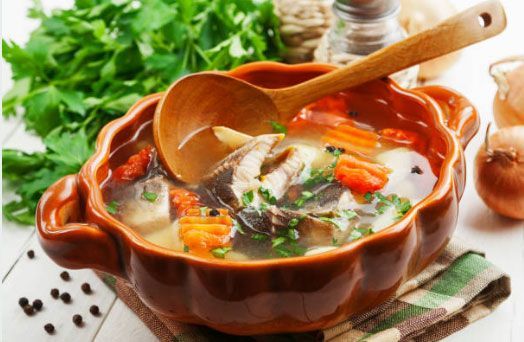 Caldo de mariscos