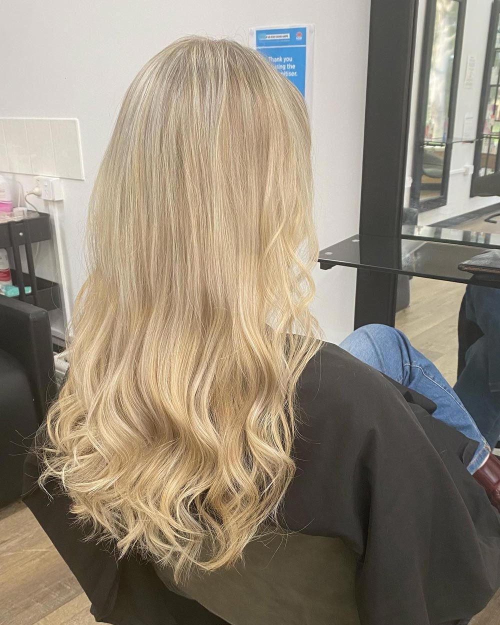 Blonde Curled Hair - Hair Creations in Blackalls