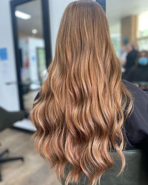 Long Curled Hair - Hair Creations in Blackalls