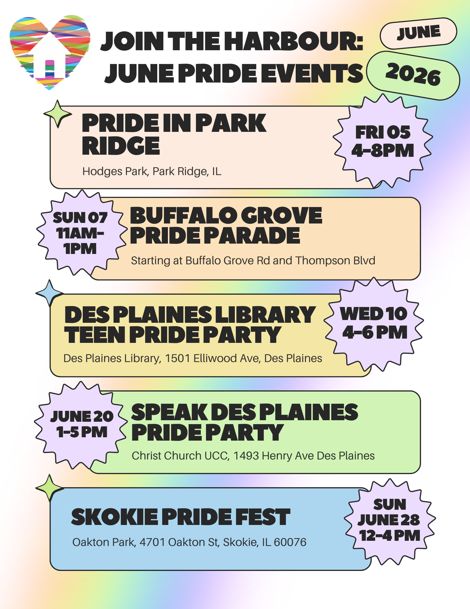 Pride Month 2026 Events