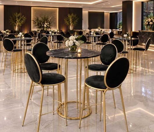 Montaje premium de mobiliario para eventos en CDMX