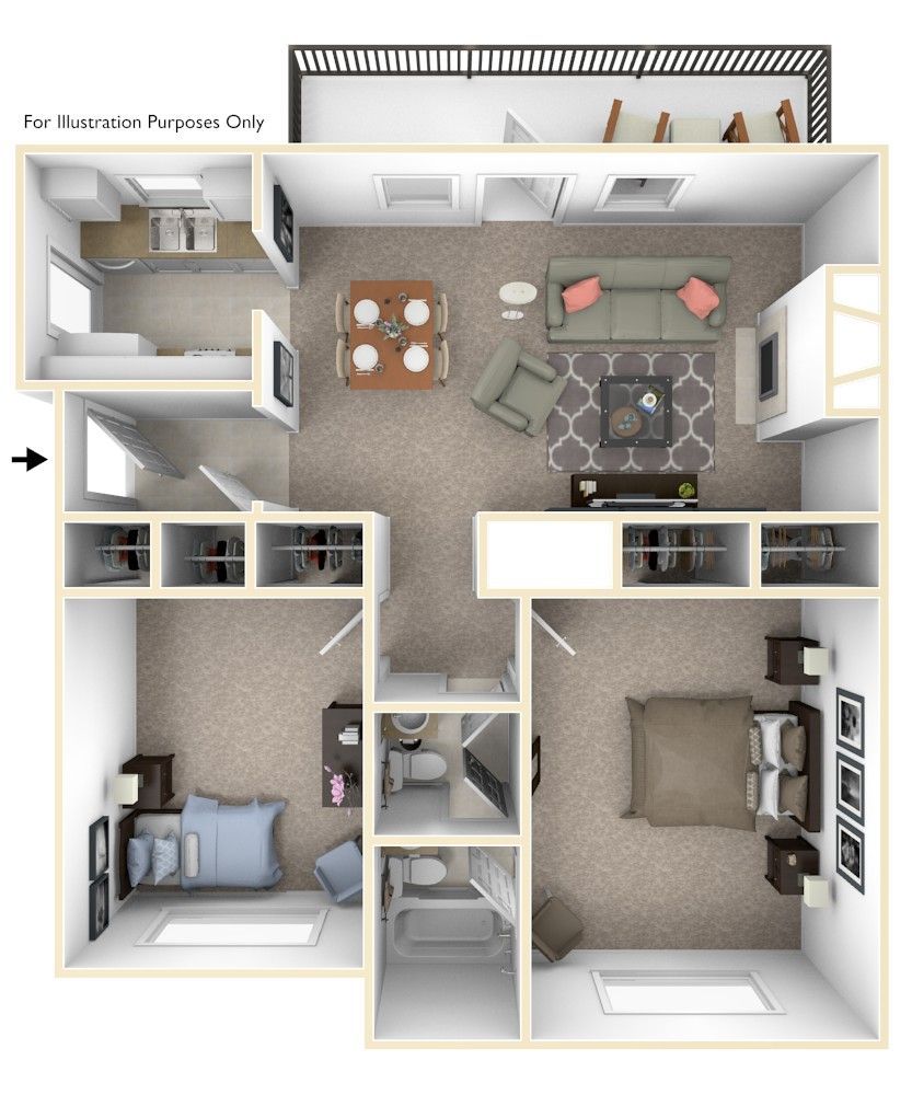 Apartment floor plan