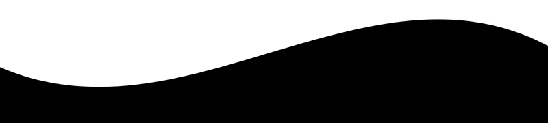 Black wavy shape on a white background