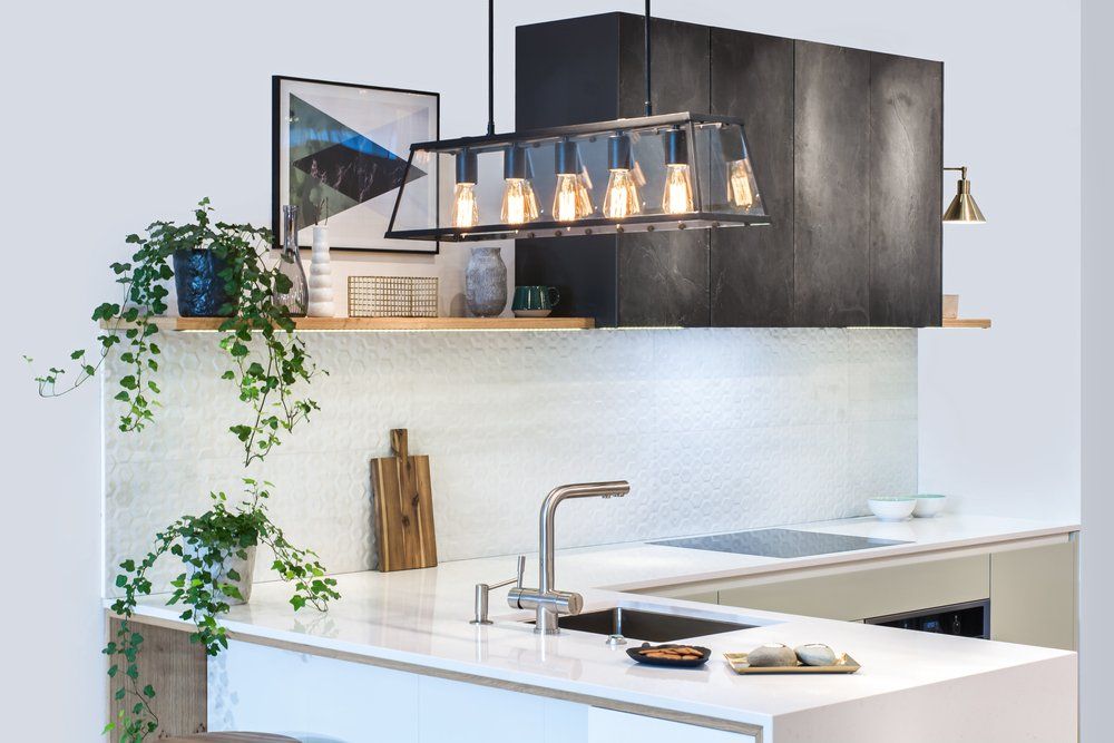 Modern Kitchen Design Home Interior Facades — Your Trusted Electrician in Nelson Bay, NSW