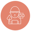 Masonry Worker Icon | Jefferson Hills, PA | Michener Chimney & Masonry LLC Masonry Worker Icon | Jefferson Hills, PA | Michener Chimney & Masonry LLC