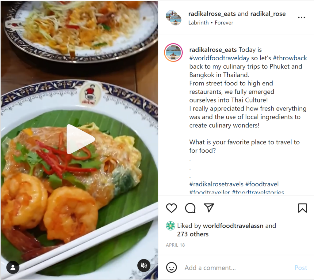 A plate of food with chopsticks on a green leaf on a table.