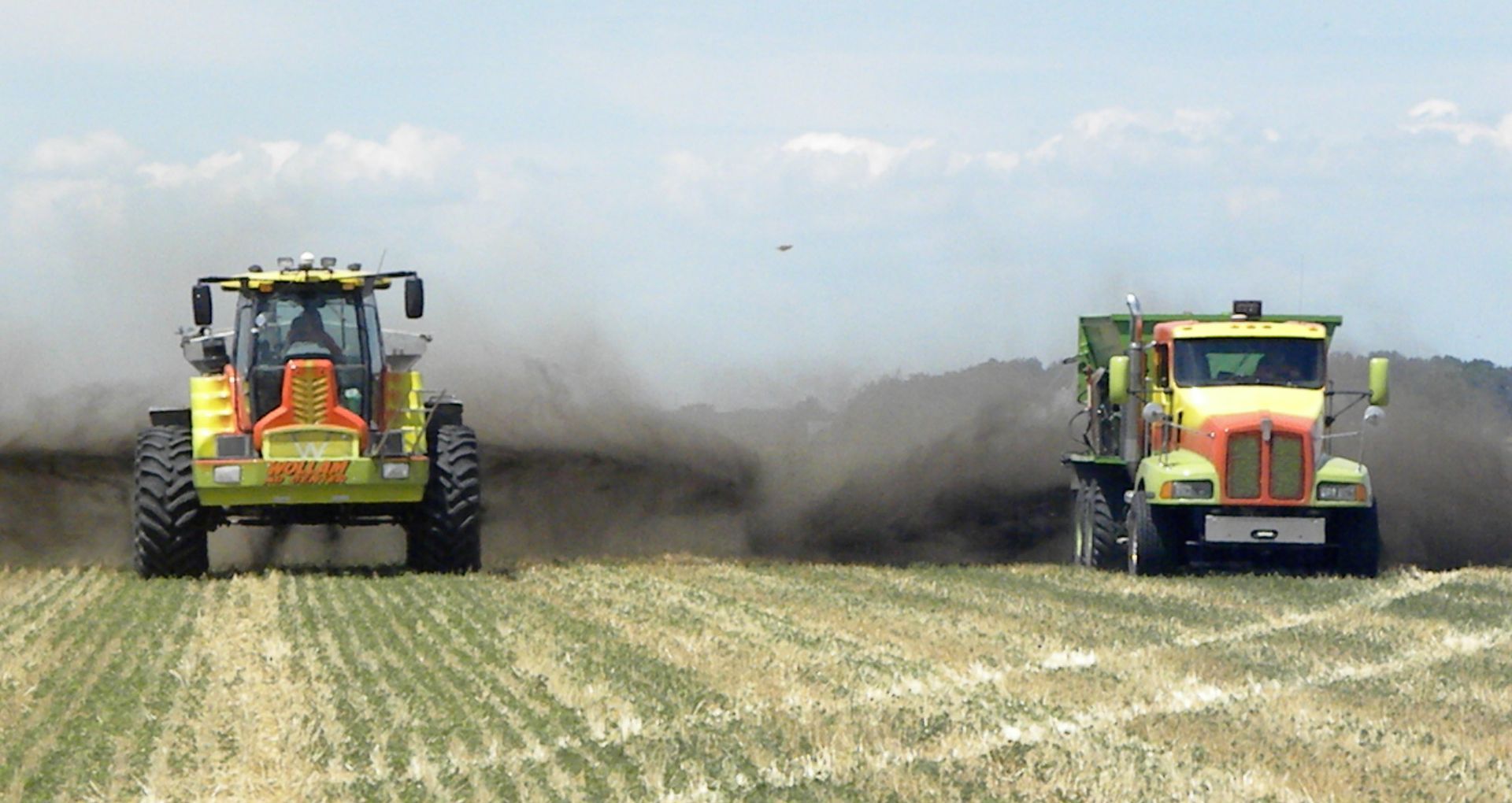 Spreading Lime