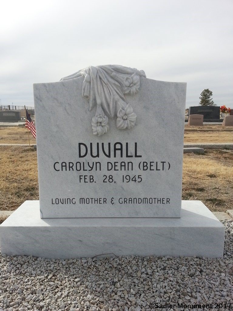 Headstones & Gravemarkers Portfolio of Sadler Monument
