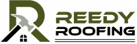 Logo for Reedy Roofing, with a dark green 