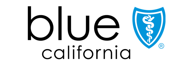 Blue California logo with shield and staff.