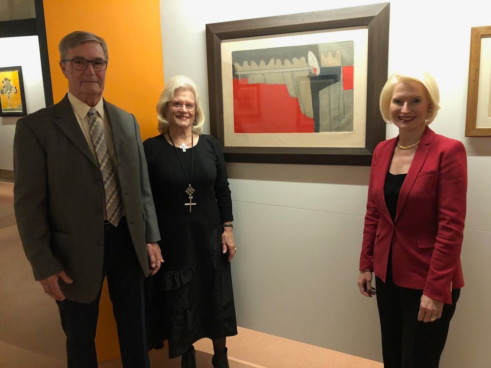 Sandra Bowden with Ambassador