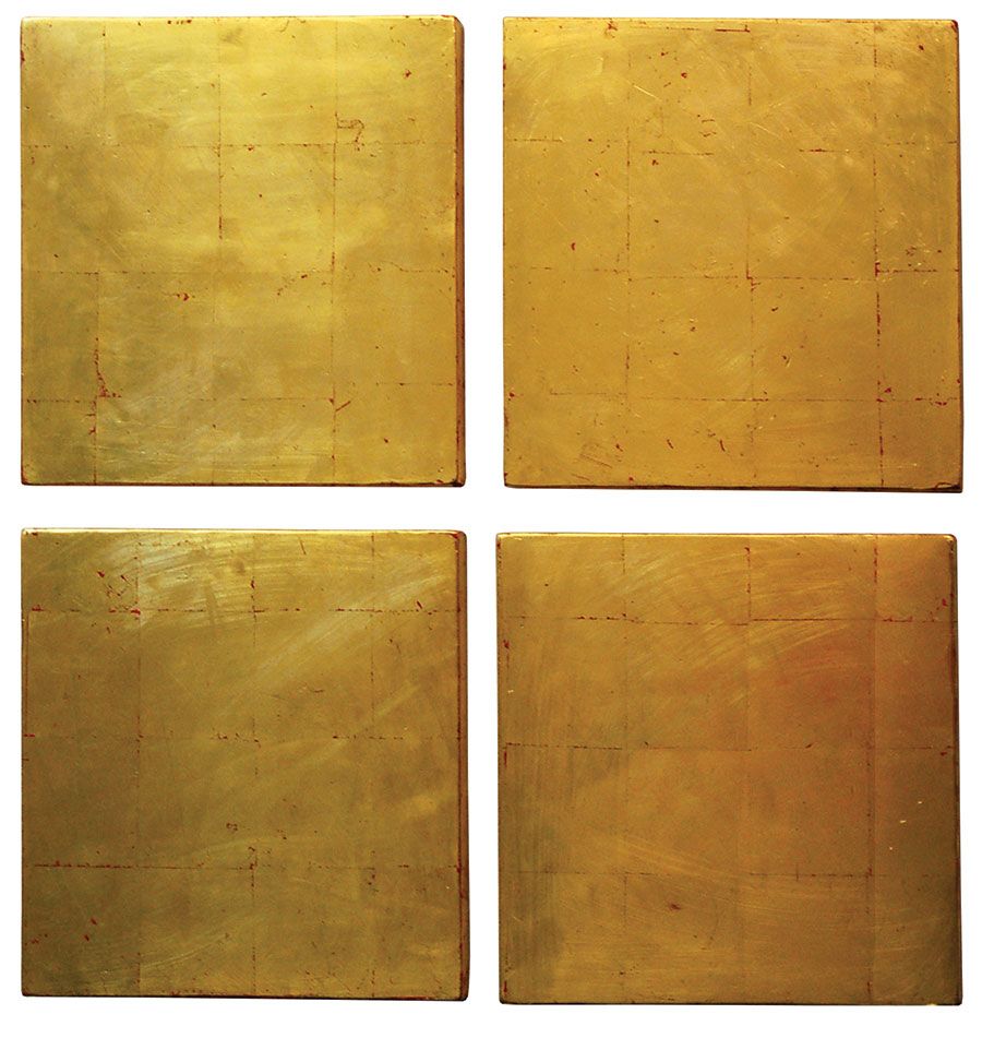 Gold Cross I - Sandra Bowden Studio