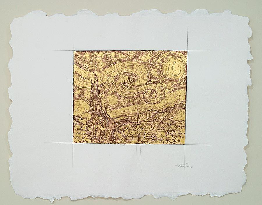 Starry Night after Vincent van Gogh