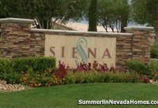 Siena village in Summerlin