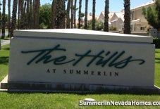 THE HILLS village of Summerlin