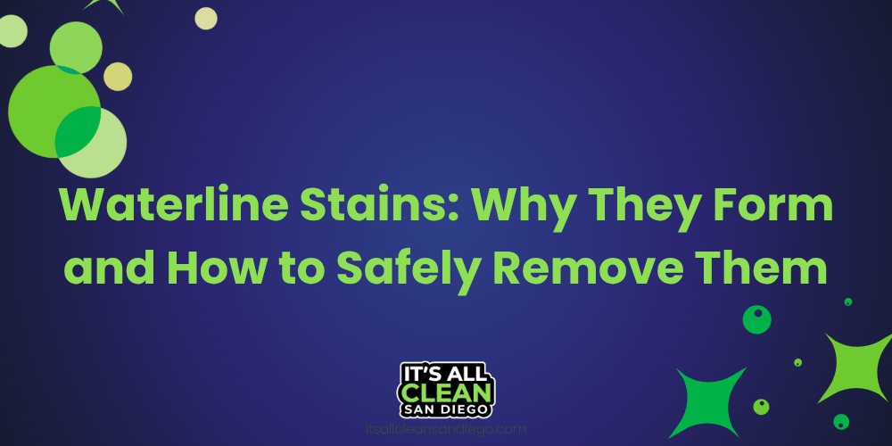 Waterline Stains: Why They Form and How to Safely Remove Them