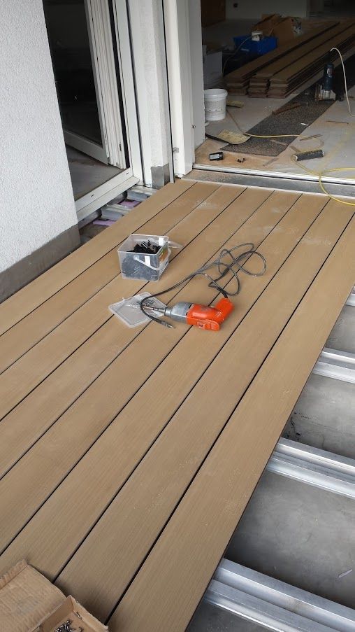 Pose de terrasse