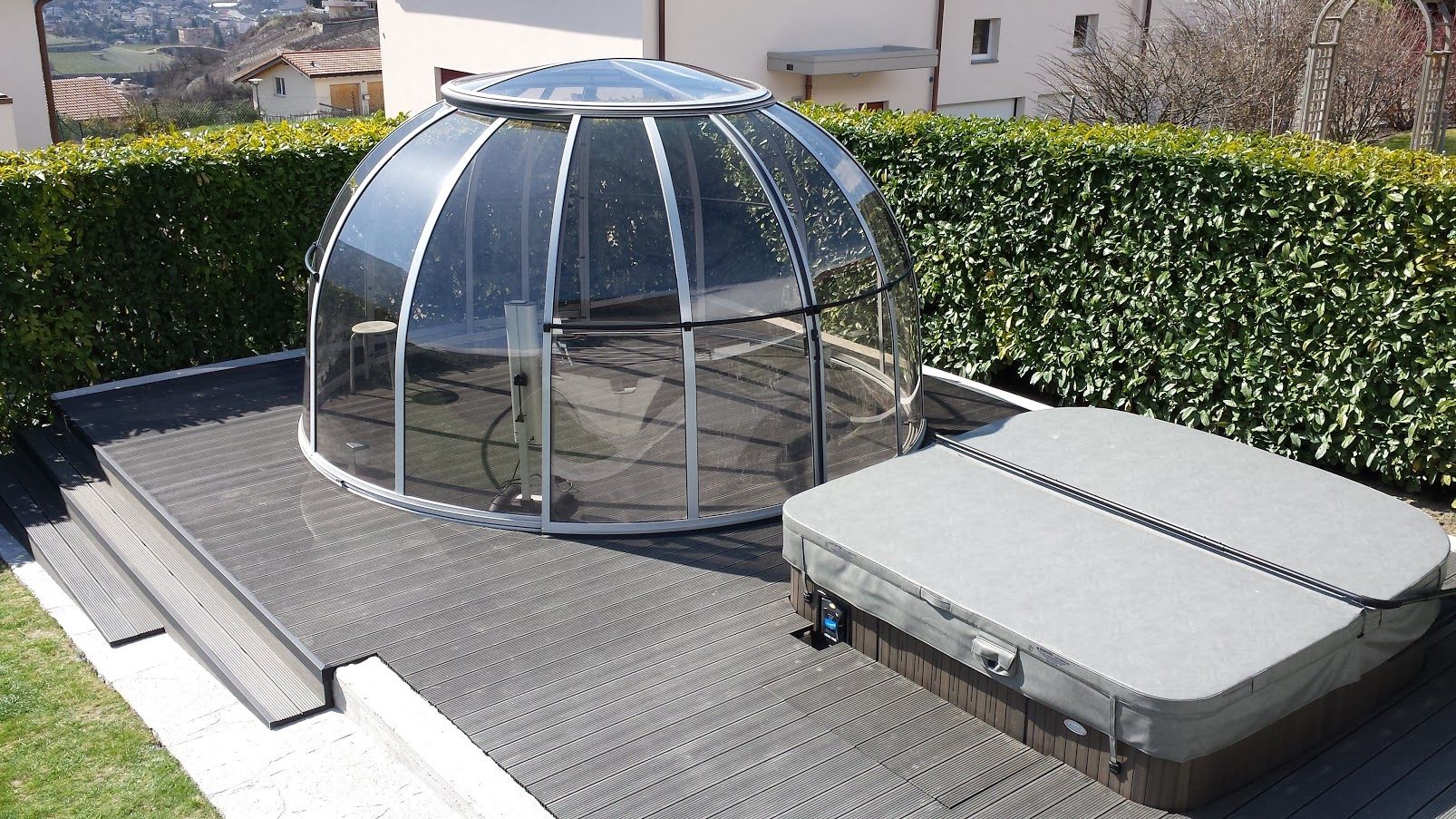 Terrasse de jacuzzi