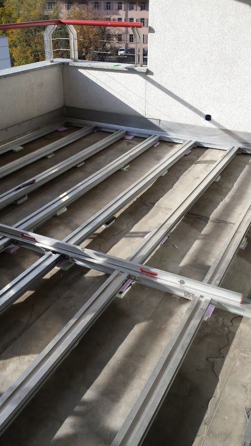 Sous-construction de terrasse