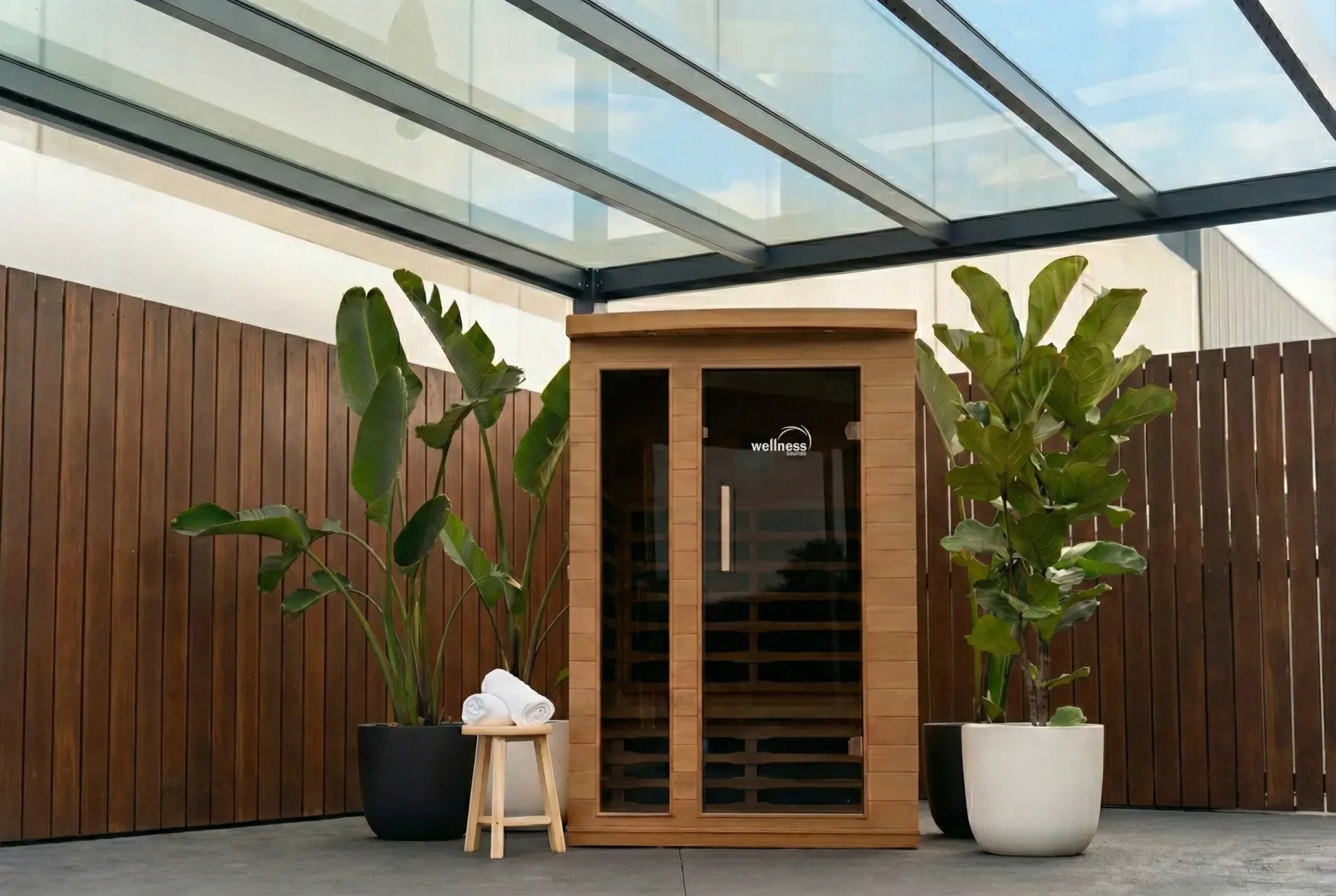 IR65 - 1 to 2 PERSON FAR INFRARED SAUNA — Just Spas Forster in Forster, NSW