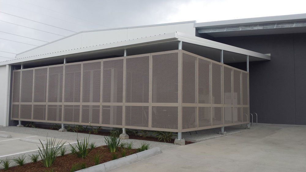 Modern sliding shutters — Outdoor Privacy Screens in Burleigh Heads, QLD