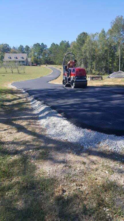 Road Roller Asphalt Driveway — Chatanooga, TN — Pro-Seal & Paving LLC