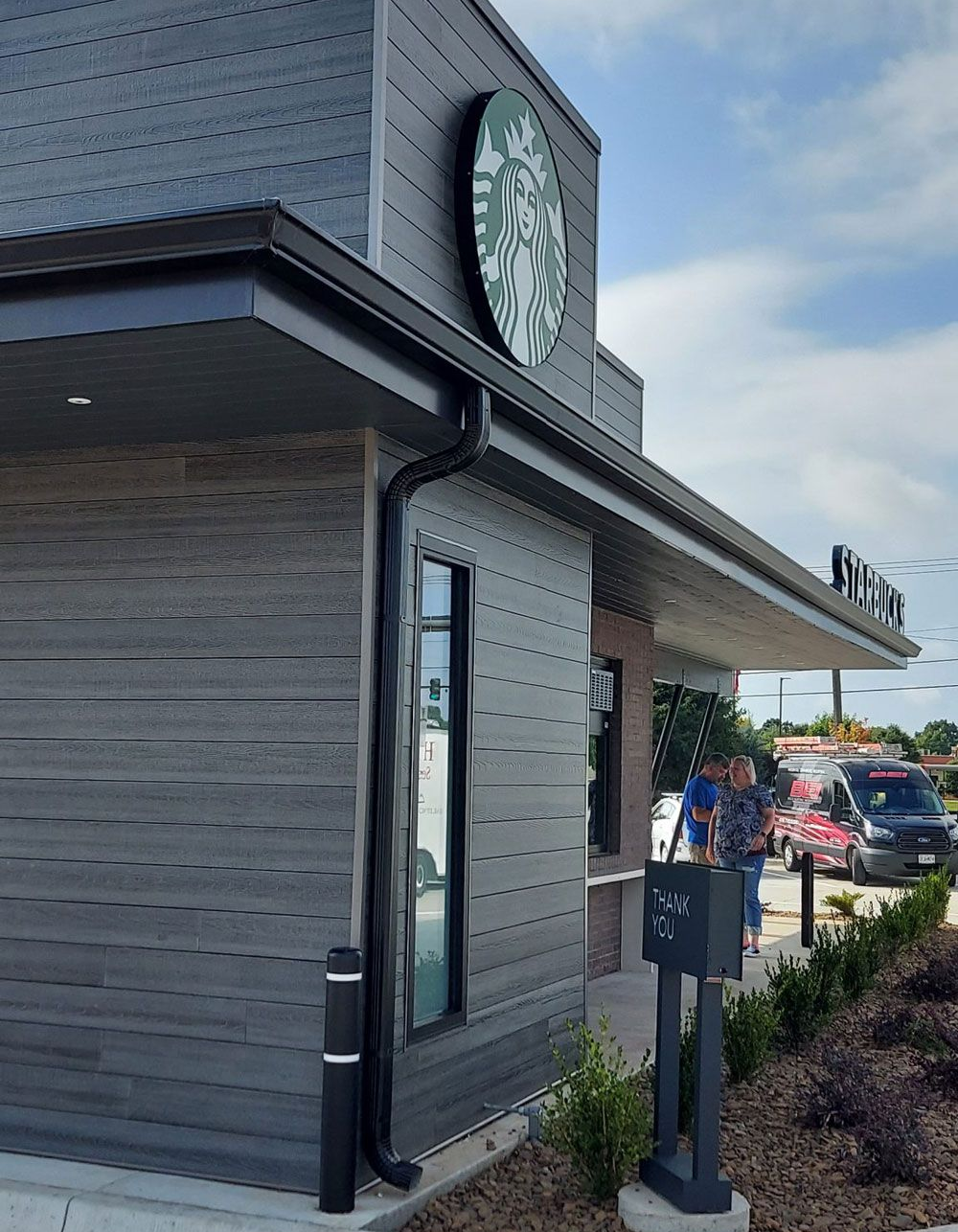 Starbucks' new gutters