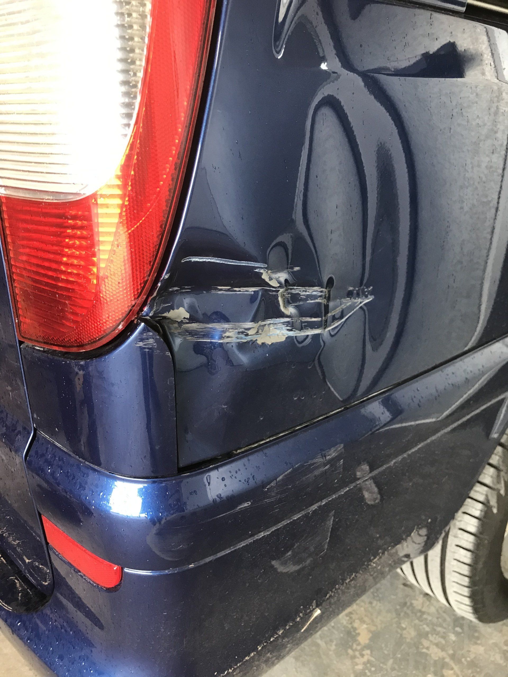 Insurance Claims & Repairs - Mercedes Vito (Before)