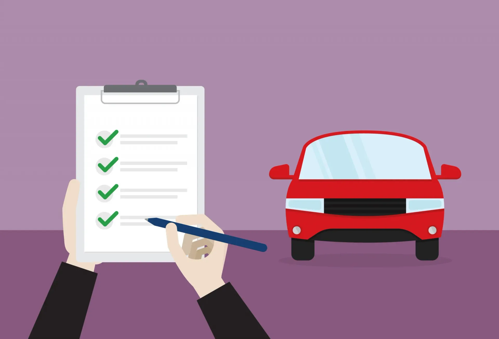 checklist for repairs