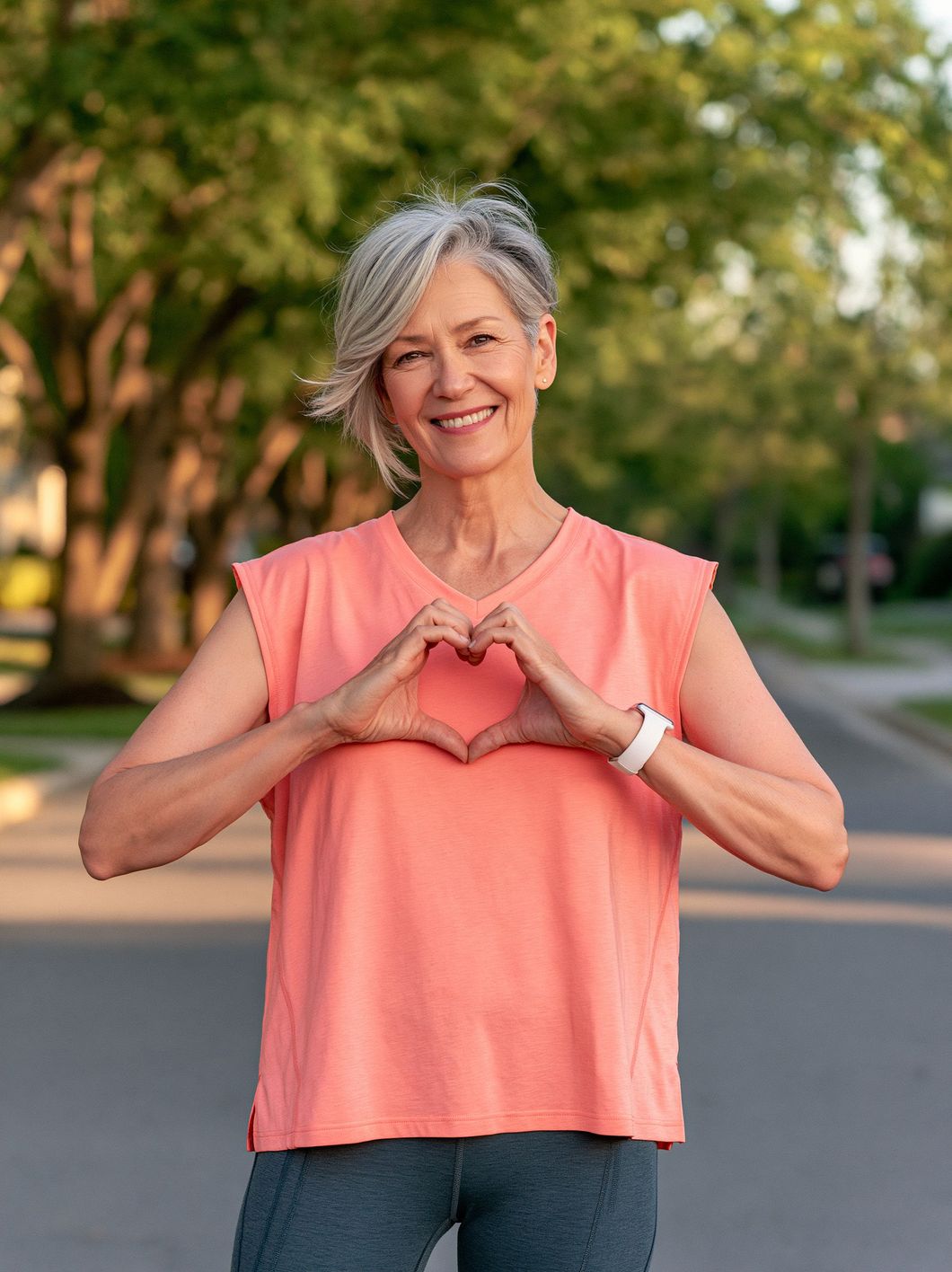 woman taking an online health coaching class

