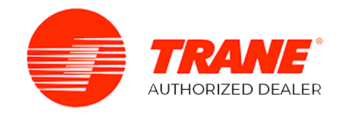 Trane logo with red circle and text