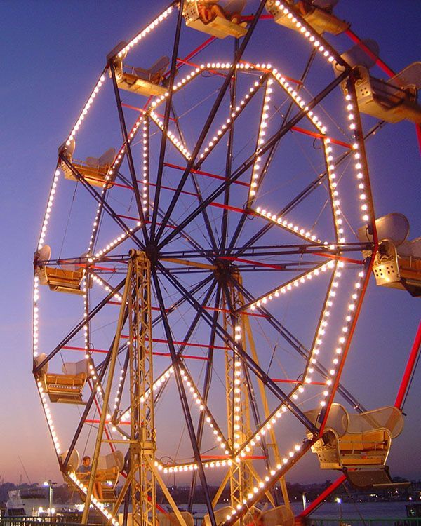Ferris wheel at the Balboa Fun Zone in Newport Beach