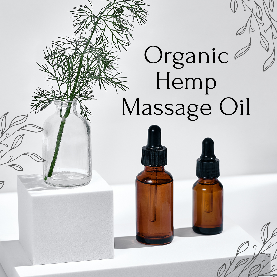 Hemp seed oil massage oil Australia natural body oil for massage and wellness