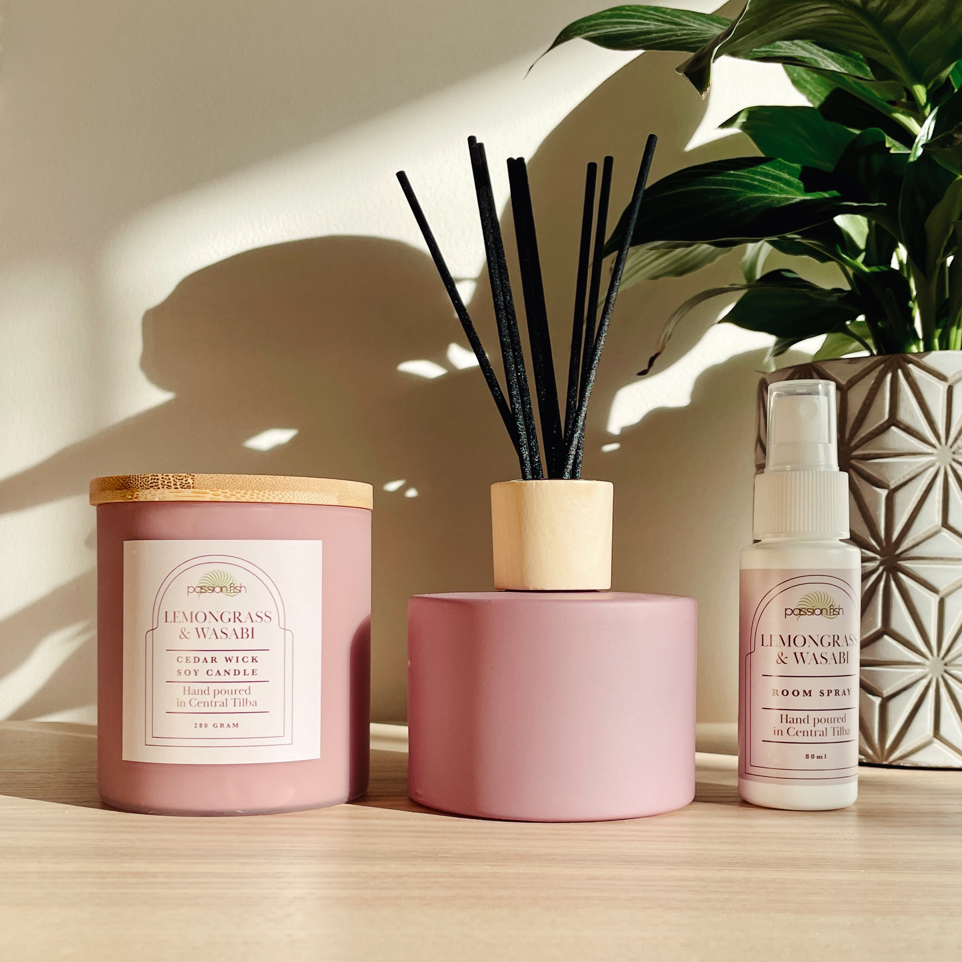 Luxury home fragrance Ambient Alchemy soy candles handmade in Tilba NSW