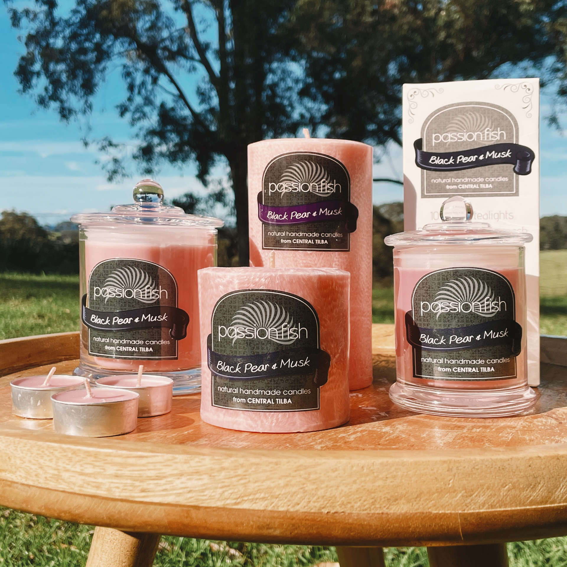 Tilba Collection handmade soy candles inspired by Central Tilba NSW coastal lifestyle