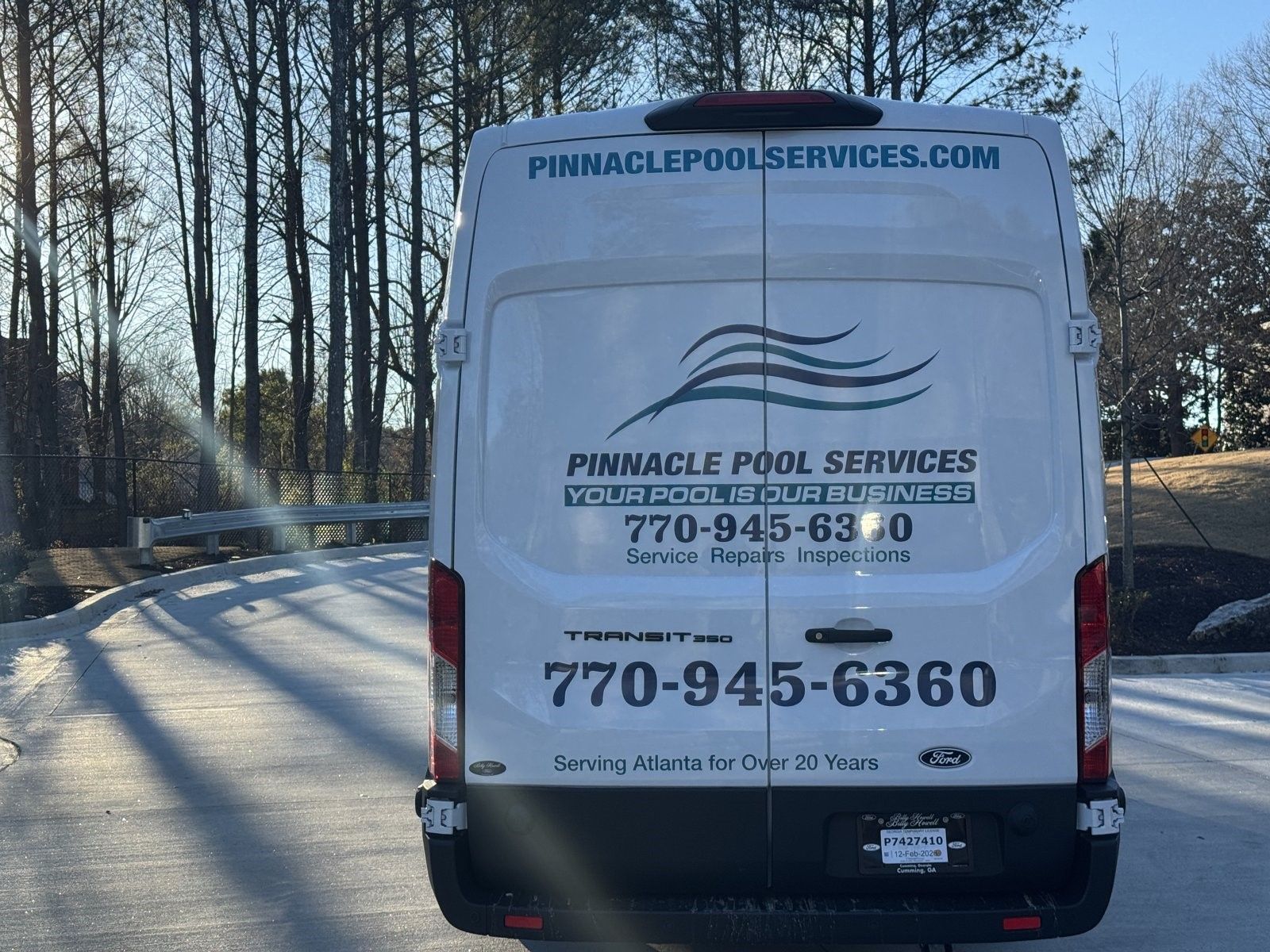 Pinnacle Pools Van